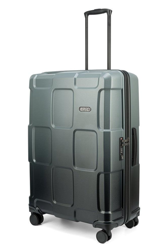 Epic Crate Ex Wildlife stor koffert med 4 hjul DecendingBLACK-Harde kofferter-BagBrokers