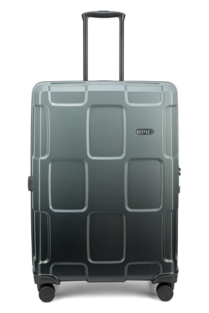 Epic Crate Ex Wildlife stor koffert med 4 hjul DecendingBLACK-Harde kofferter-BagBrokers