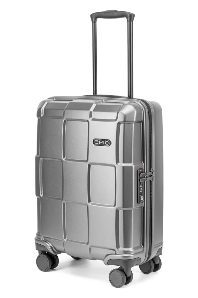 Epic Crate Solids kabin koffert med 4 hjul StealthGREY-Harde kofferter-BagBrokers