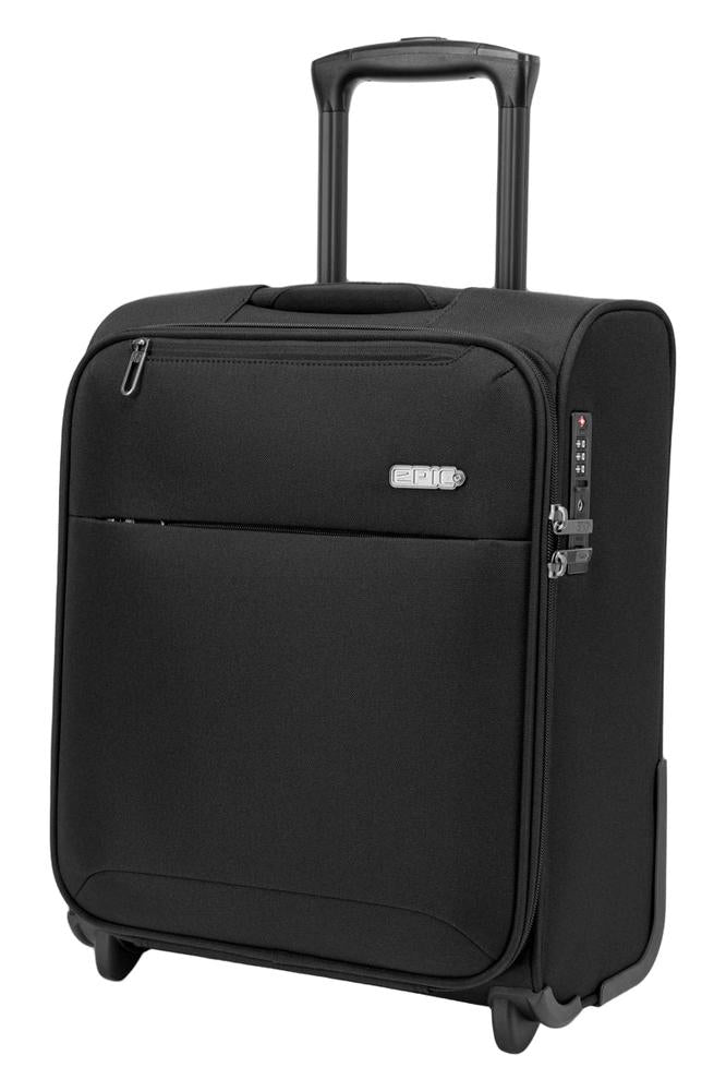 Epic Discovery Neo myk liten kabinkoffert 45 cm med 2 hjul Svart-Myke kofferter-BagBrokers