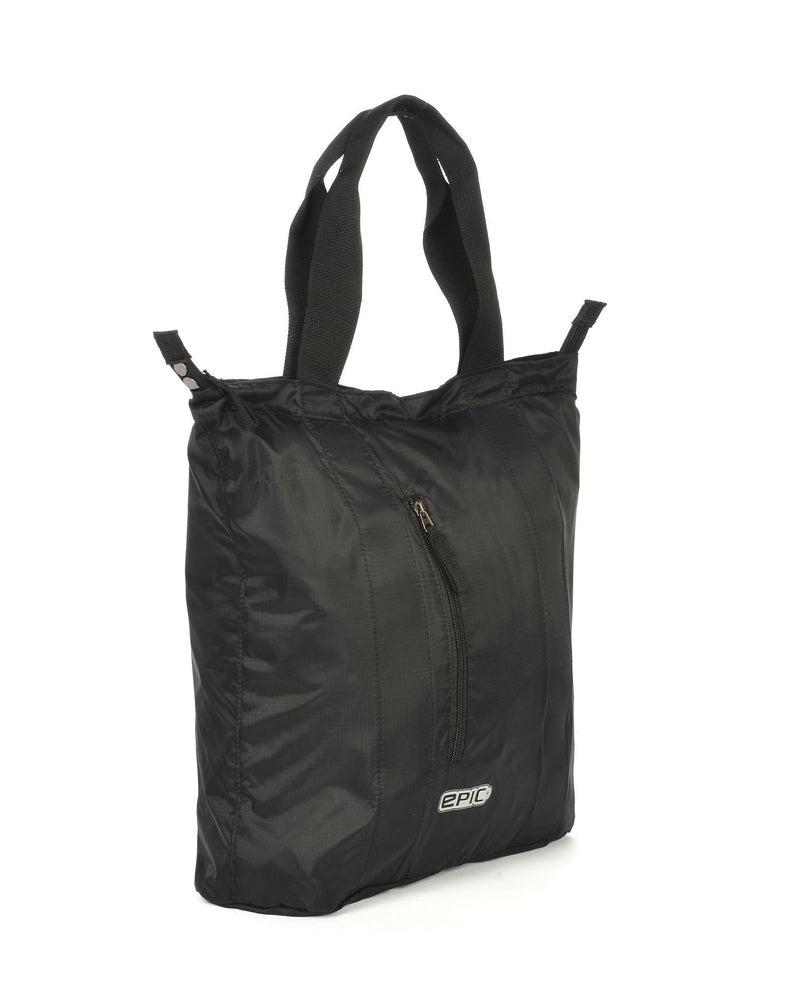 Epic Essential sammenleggbar shoppingveske 16 liter Svart-Bagger-BagBrokers