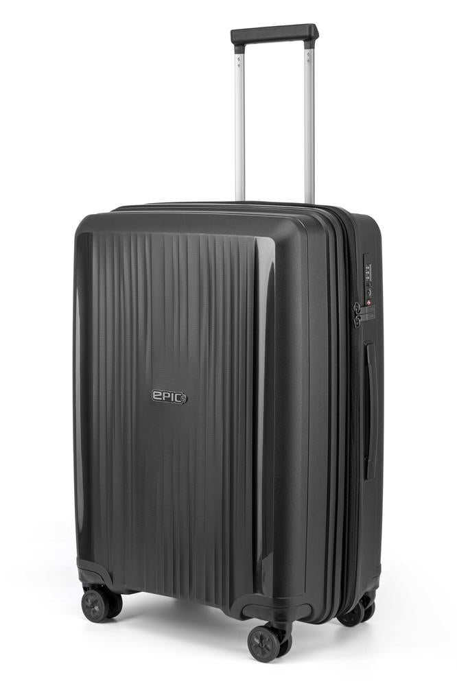 Epic HALO hard utvidbar medium koffert 66 cm InstantBLACK-Harde kofferter-BagBrokers