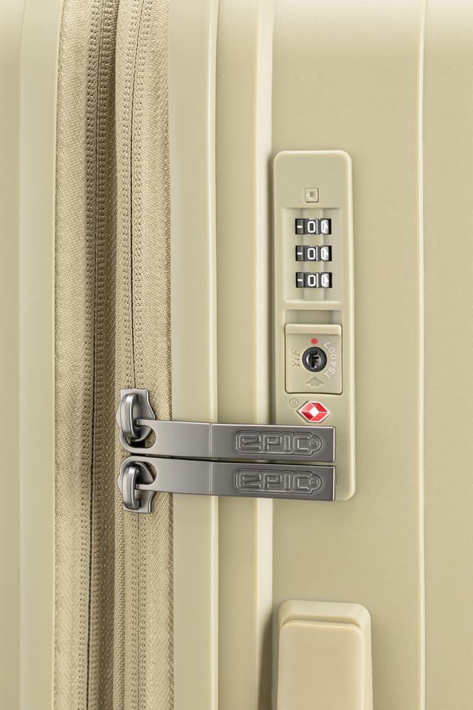 Epic HALO koffertsett med harde utvidbare trillekofferter GreenTEA-Harde kofferter-BagBrokers