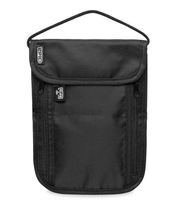 Epic Neck Moneysafe Svart-Lommebok/ Kortholder-BagBrokers