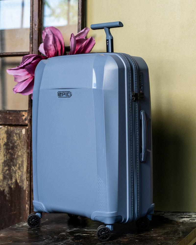 Epic Phantom SL Sett med harde trillekofferter 55+66+76 cm SkyBLUE-Harde kofferter-BagBrokers