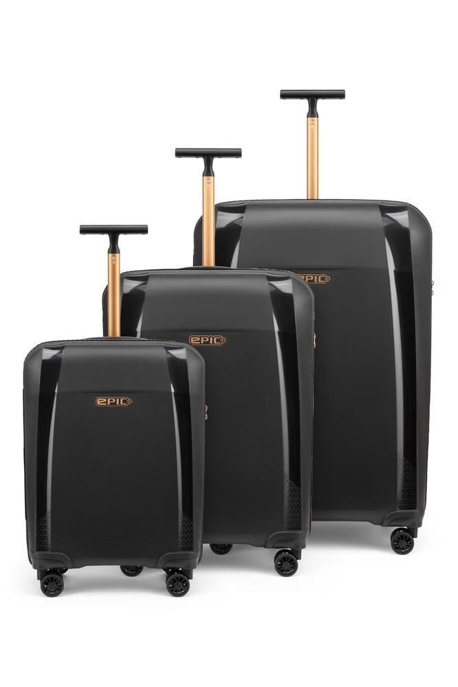 Epic Phantom SL Sett med harde trillekofferter 55+66+76 cm AnniversaryBLACK-Harde kofferter-BagBrokers