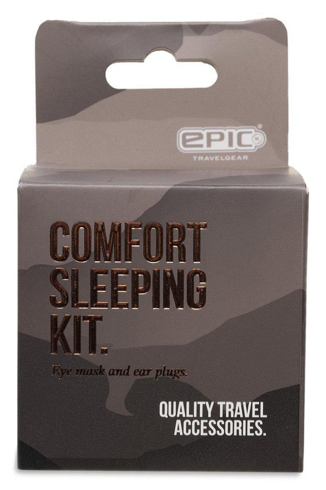 Epic Supercomfort sovesett Svart-Øyemaske-BagBrokers