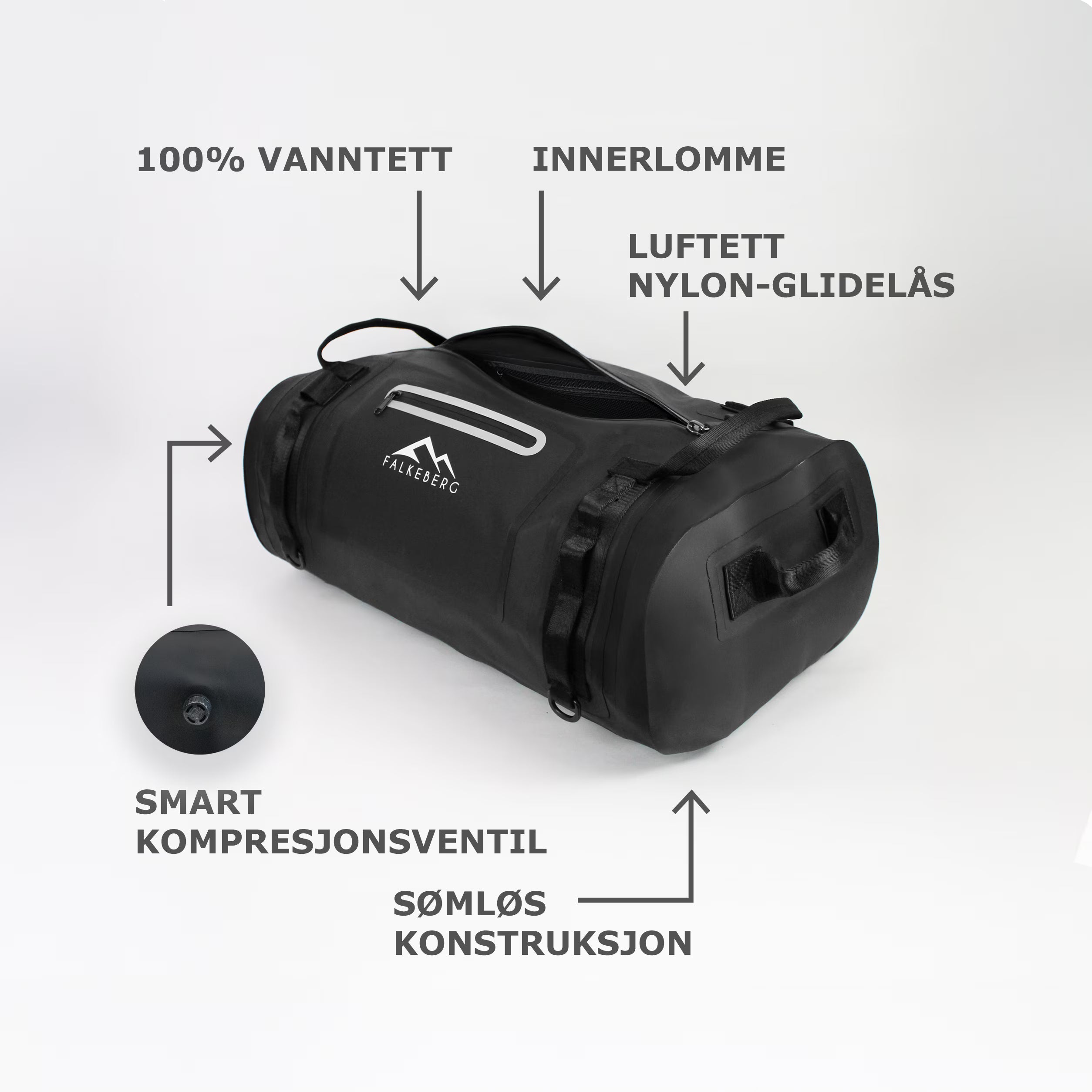 Falkeberg DryCore WP, 60L-Duffelbag-BagBrokers