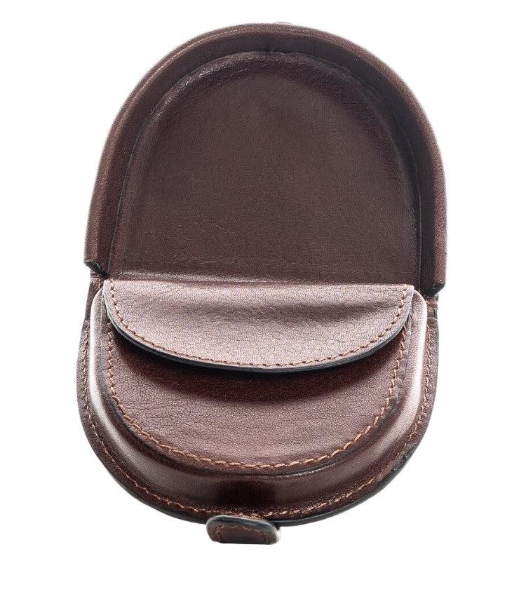 Gianni Conti Myntpung i skinn Brun-Lommebok/ Kortholder-BagBrokers