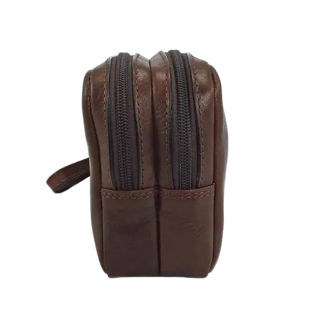 Gianni Conti Wash Bag Brown-Veske-BagBrokers