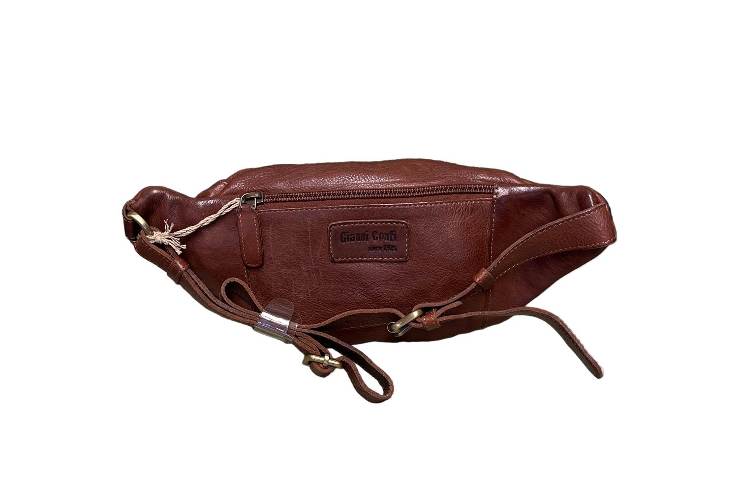 Gianni Conti midjeveske Vintage Cognac-Veske-BagBrokers