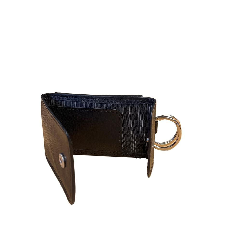 Gianni Conti nøkkelpung med myntlomme Svart-Lommebok/ Kortholder-BagBrokers