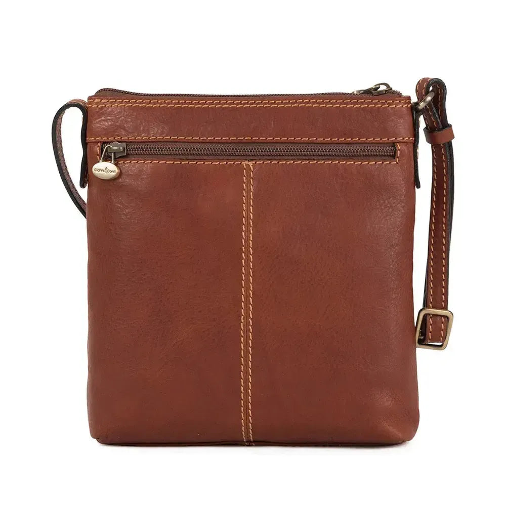 Gianni Conti skulderveske Tan-Veske-BagBrokers