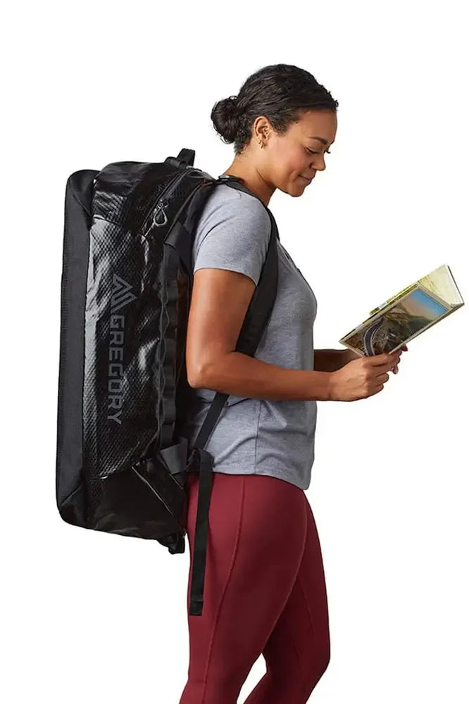Gregory Alpaca 100 Duffle bag Obsidian Black-Bagger-BagBrokers