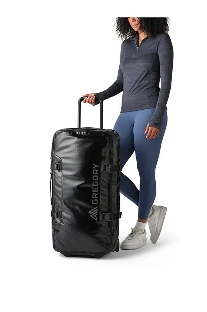 Gregory Alpaca 100 Duffle bag med 2 hjul Obsidian Black-Bagger-BagBrokers