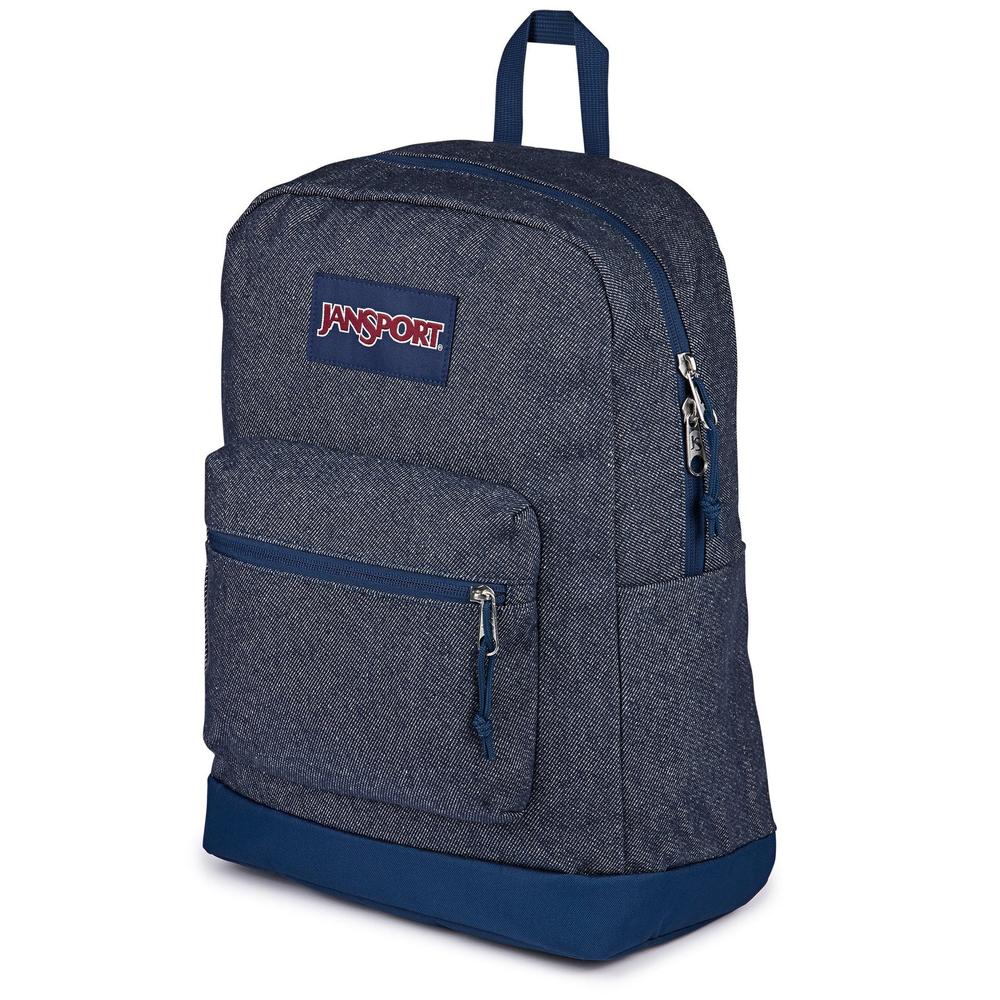 JanSport Cross Town Plus sekk 26 liter Indigo Denim-Ryggsekker-BagBrokers
