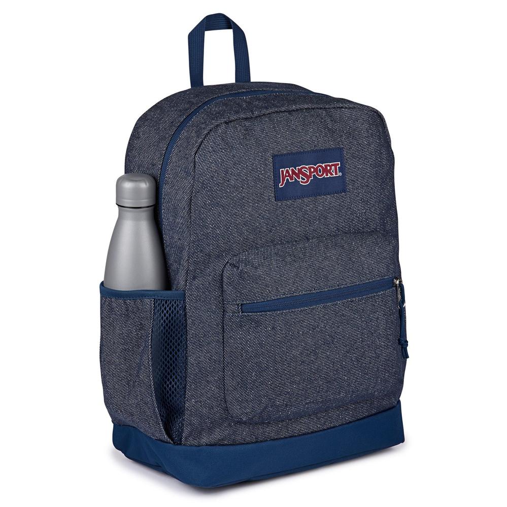 JanSport Cross Town Plus sekk 26 liter Indigo Denim-Ryggsekker-BagBrokers