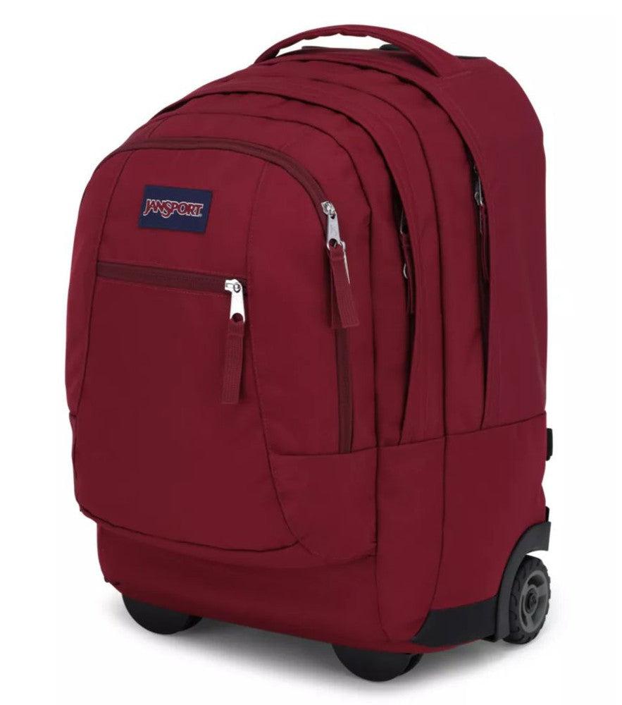 JanSport Driver 8 ryggsekk med hjul Russet Red-Ryggsekker-BagBrokers