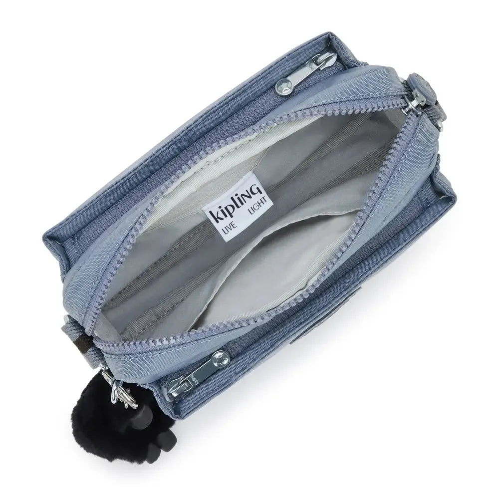 Kipling Abanu Liten Crossbody-veske Blue Stone-Veske-BagBrokers