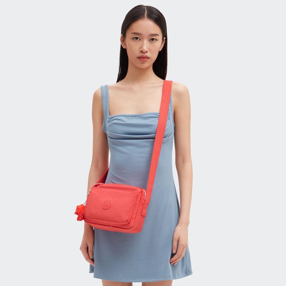 Kipling Abanu Medium Crossbody-veske Almost Coral-Veske-BagBrokers