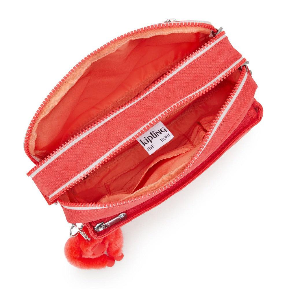 Kipling Abanu Medium Crossbody-veske Almost Coral-Veske-BagBrokers