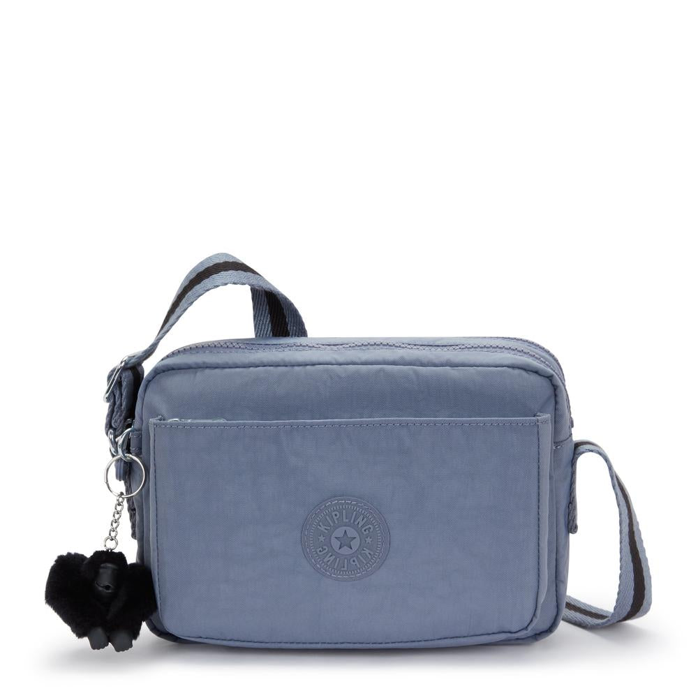 Kipling Abanu Medium Crossbody-veske Blue Stone-Veske-BagBrokers