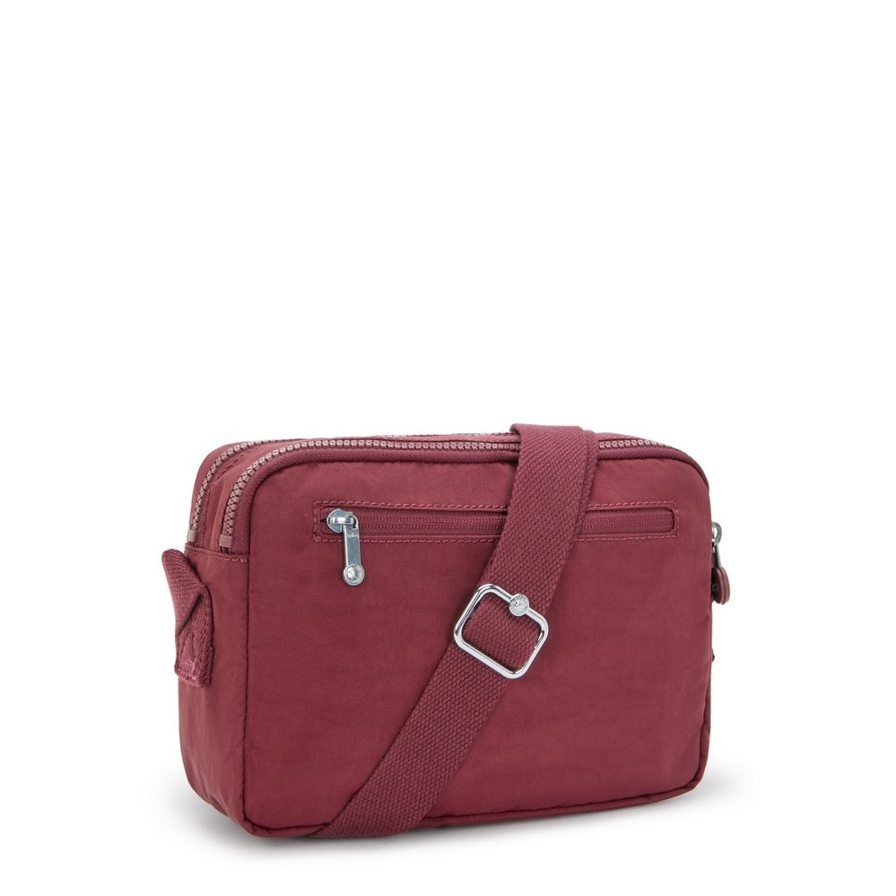 Kipling Abanu Medium Crossbody-veske Lounge Wine-Veske-BagBrokers
