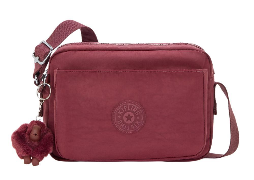 Kipling Abanu Medium Crossbody-veske Lounge Wine-Veske-BagBrokers
