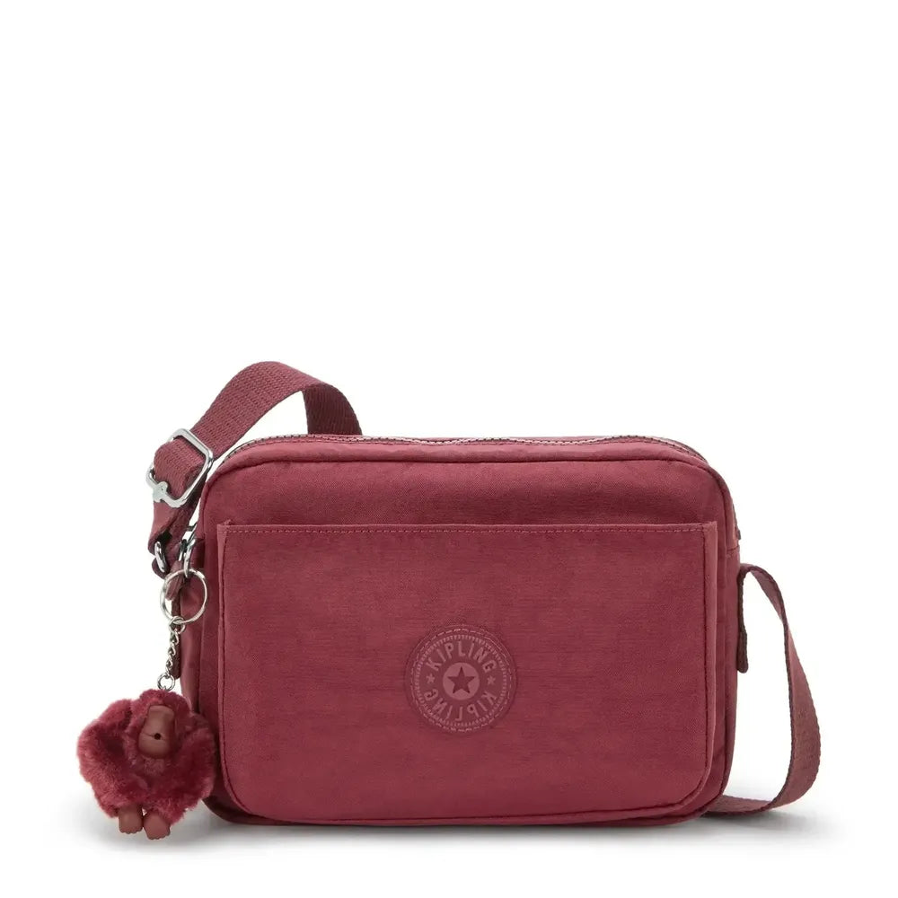 Kipling Abanu Medium Crossbody-veske Lounge Wine-Veske-BagBrokers