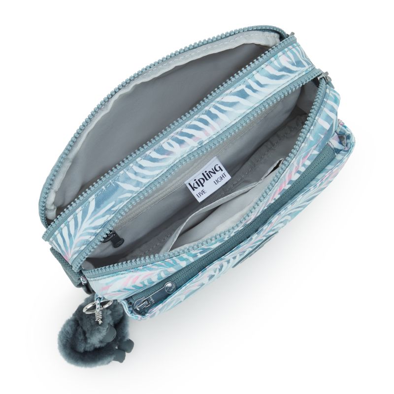 Kipling Abanu Medium Crossbody-veske Palmtree Leaves-Veske-BagBrokers