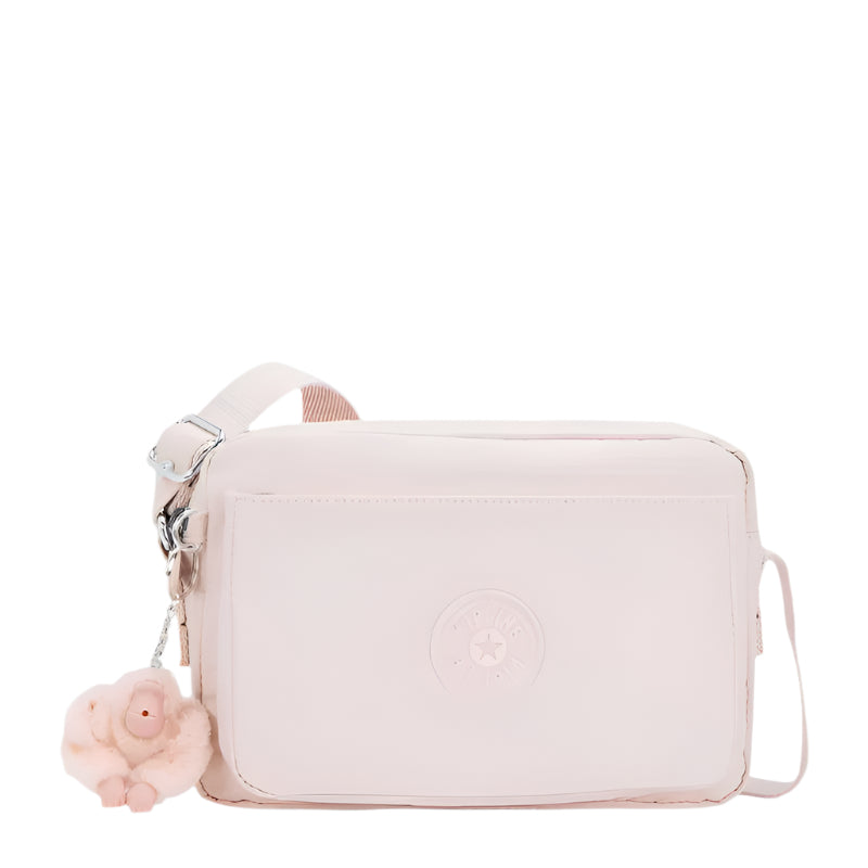 Kipling Abanu Medium Crossbody-veske Pink Shine-Veske-BagBrokers