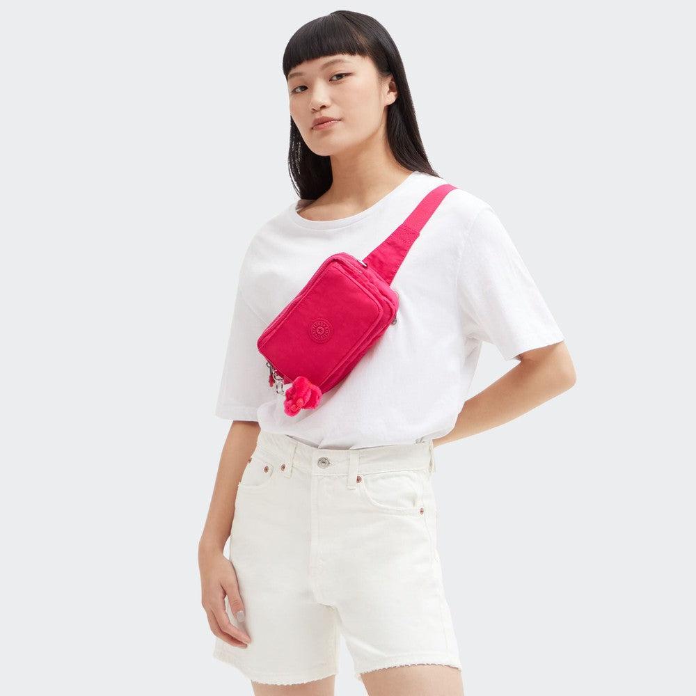 Kipling Abanu Multi mini 2-in-1 Crossbody og midjeveske Confetti Pink-Veske-BagBrokers