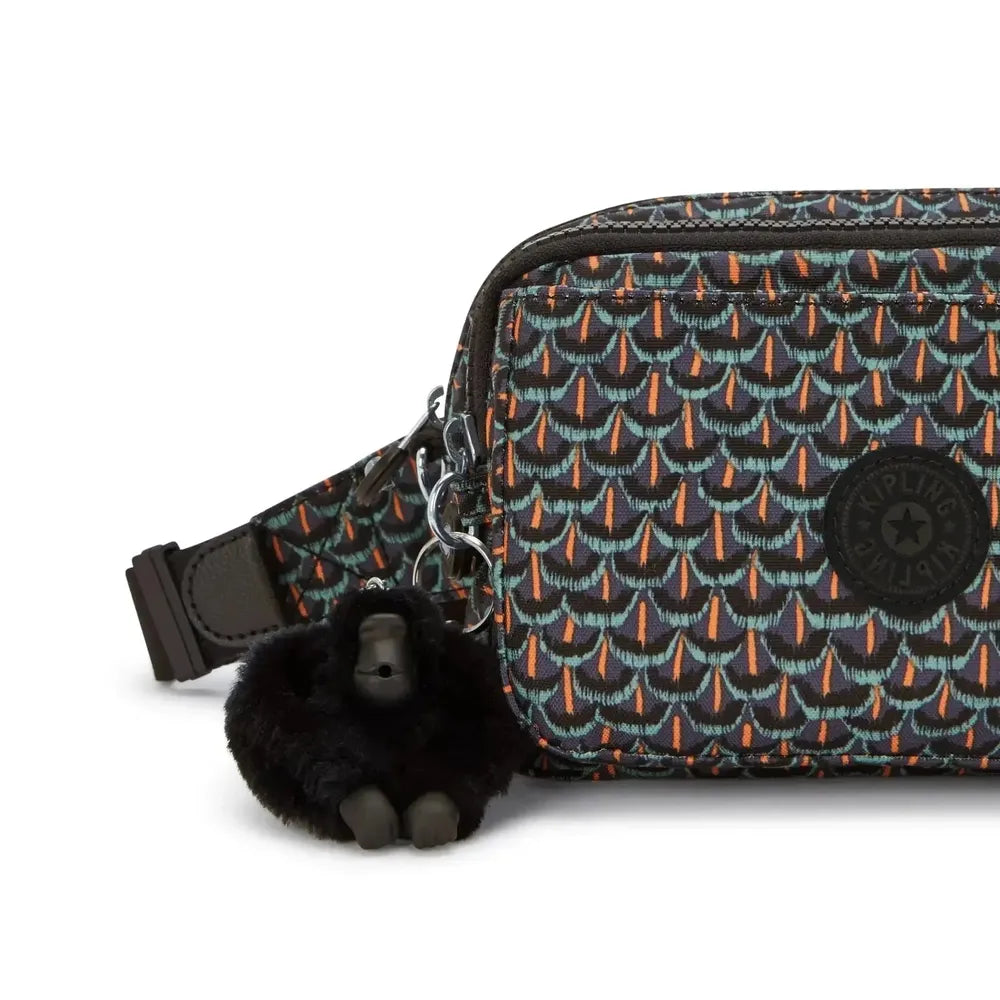 Kipling Abanu Multi mini 2-in-1 Crossbody og midjeveske Geo Feather-Veske-BagBrokers
