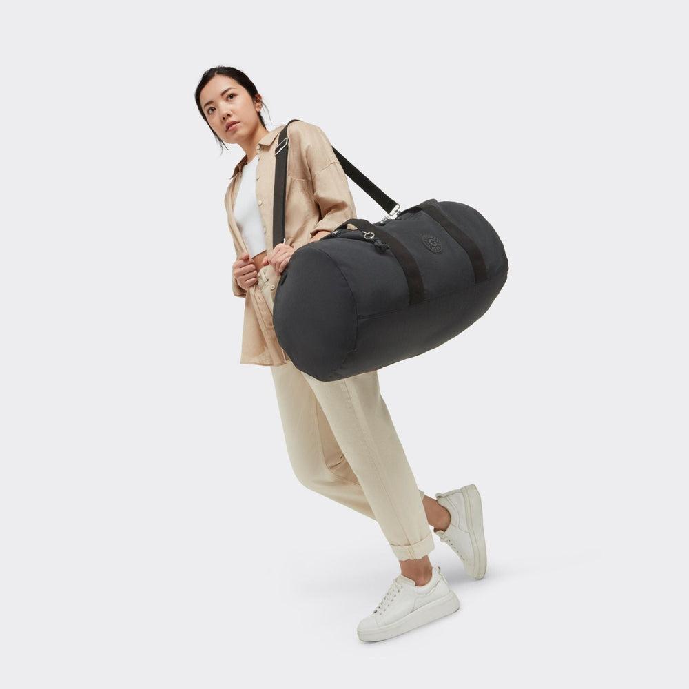 Kipling Argus medium dufflebag Black Noir-bagger-BagBrokers