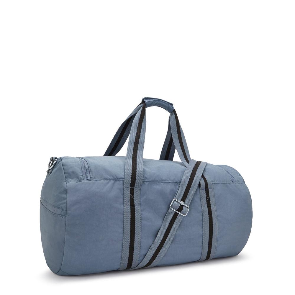 Kipling Argus medium dufflebag Blue Stone-bagger-BagBrokers