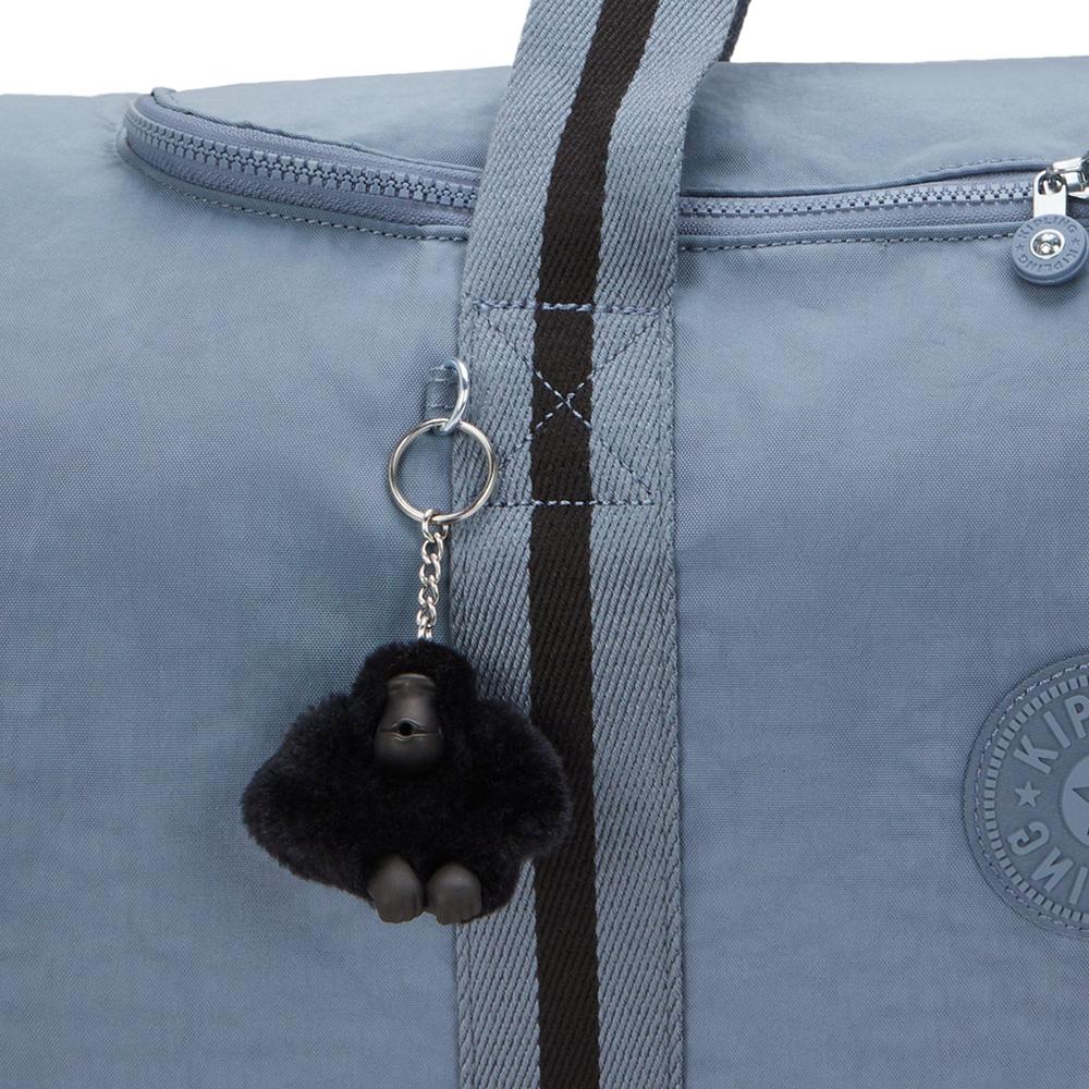 Kipling Argus medium dufflebag Blue Stone-bagger-BagBrokers