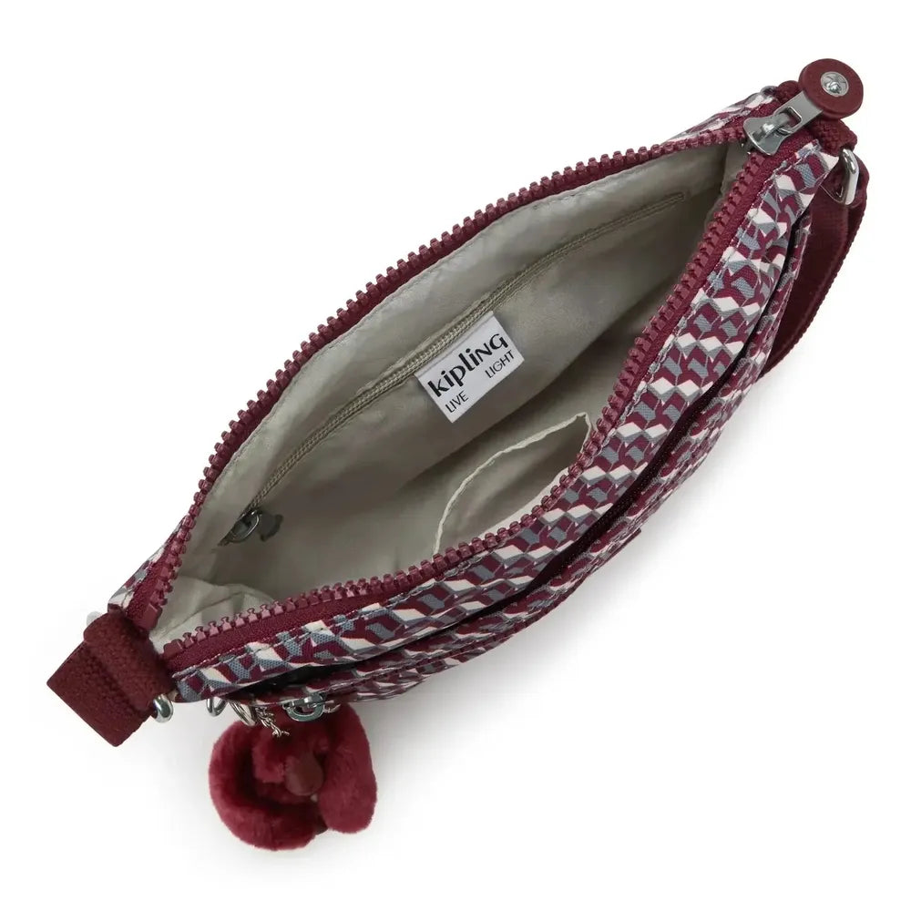 Kipling Arto S small skulderveske 3DK Wine-Veske-BagBrokers