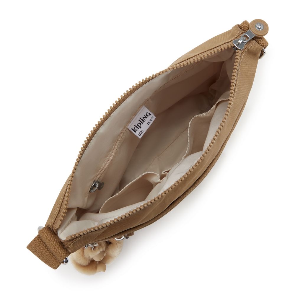 Kipling Arto skulderveske Early Tan-Veske-BagBrokers