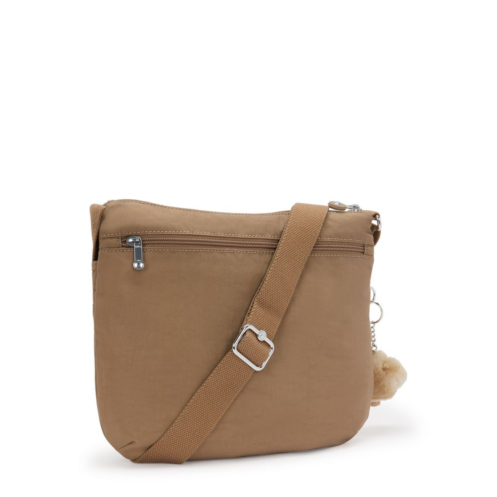 Kipling Arto skulderveske Early Tan-Veske-BagBrokers