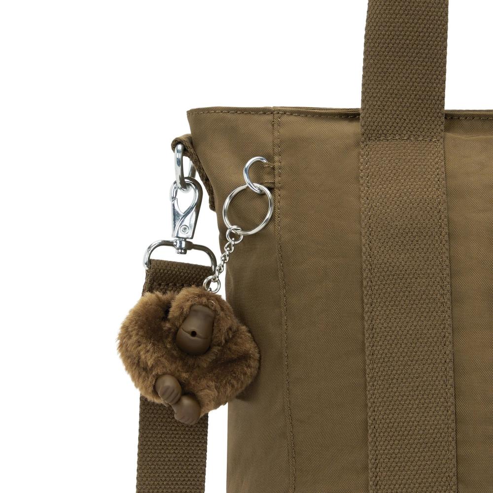 Kipling Asseni S liten veske Smooth Khaki-Veske-BagBrokers