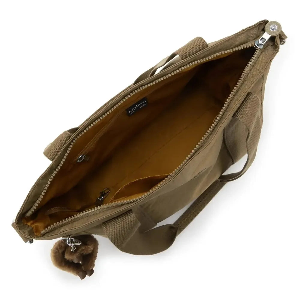 Kipling Asseni S liten veske Smooth Khaki-Veske-BagBrokers