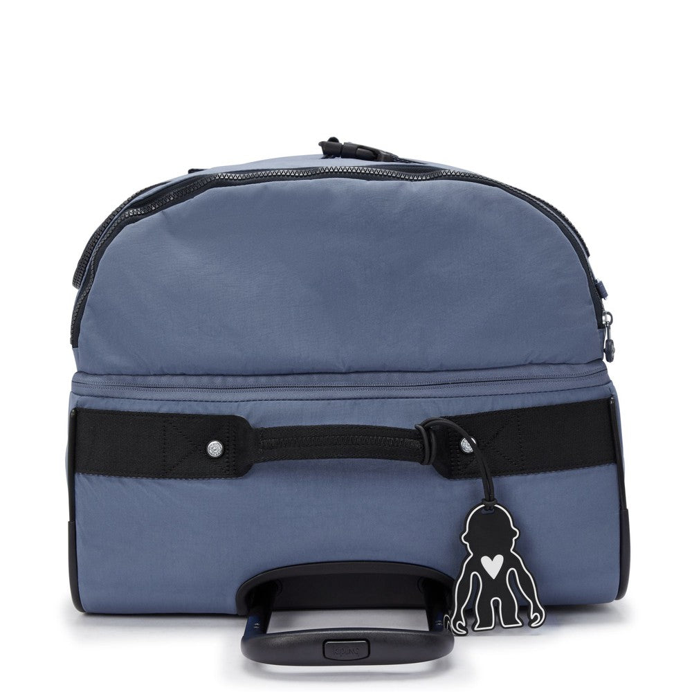 Kipling Aviana L stor dufflebag med 2 hjul Blue Lover-bagger-BagBrokers