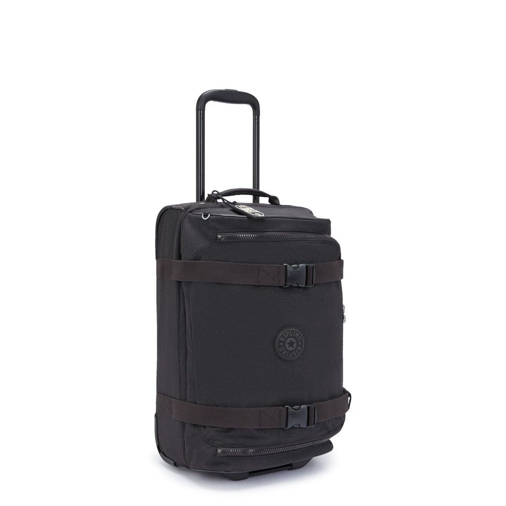 Kipling Aviana S liten dufflebag med 2 hjul Black Noir-bagger-BagBrokers