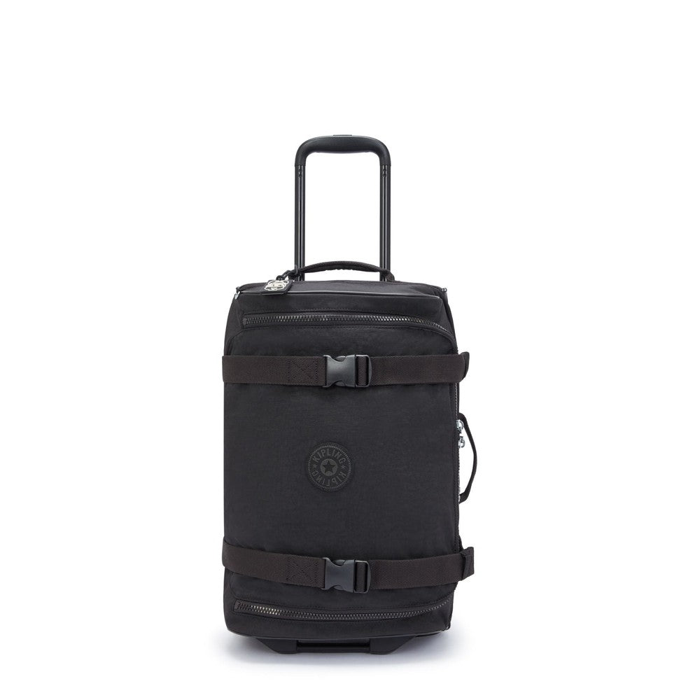 Kipling Aviana S liten dufflebag med 2 hjul Black Noir-bagger-BagBrokers
