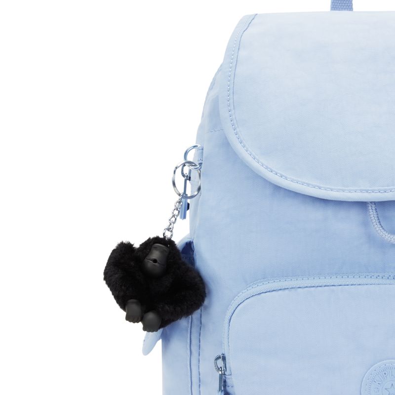 Kipling City Pack S liten ryggsekk Cloudy Sky Blue-Ryggsekker-BagBrokers