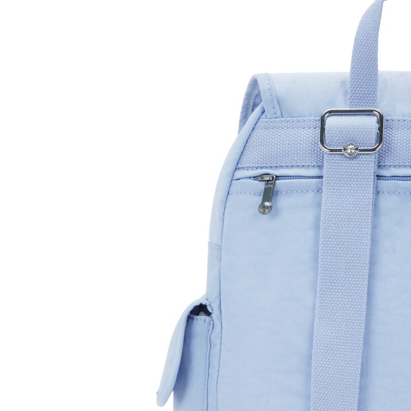 Kipling City Pack S liten ryggsekk Cloudy Sky Blue-Ryggsekker-BagBrokers
