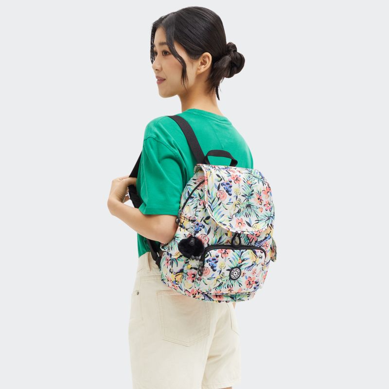 Kipling City Pack S liten ryggsekk Cocktail Floral-Ryggsekker-BagBrokers