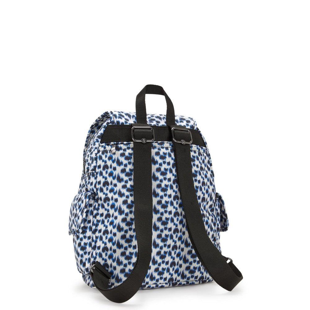 Kipling City Pack S liten ryggsekk Curious Leopard-Ryggsekker-BagBrokers