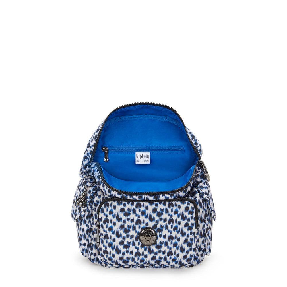 Kipling City Pack S liten ryggsekk Curious Leopard-Ryggsekker-BagBrokers