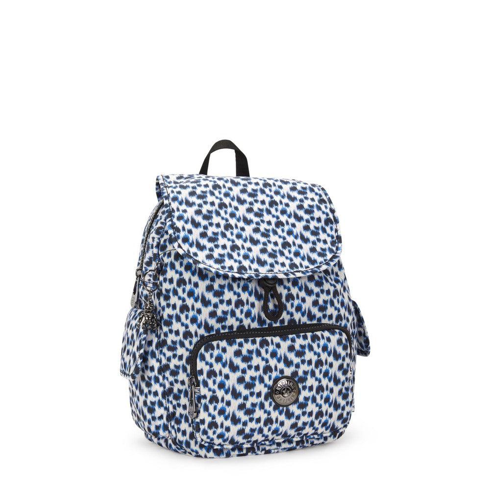 Kipling City Pack S liten ryggsekk Curious Leopard-Ryggsekker-BagBrokers